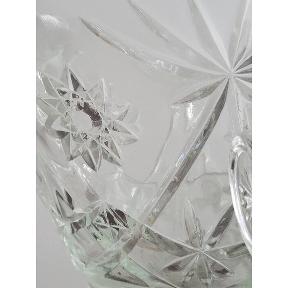 ANCHOR HOCKING Early American Prescut 700/674 Punch Bowl Set with cups ladle - Picture 9 of 14